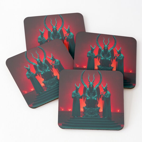 Item preview, Baphomet Priests of Darkness , Neon Red - Trending designed and sold by Dualism619.