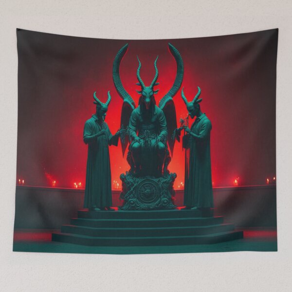 Item preview, Baphomet Priests of Darkness , Neon Red - Trending designed and sold by Dualism619.