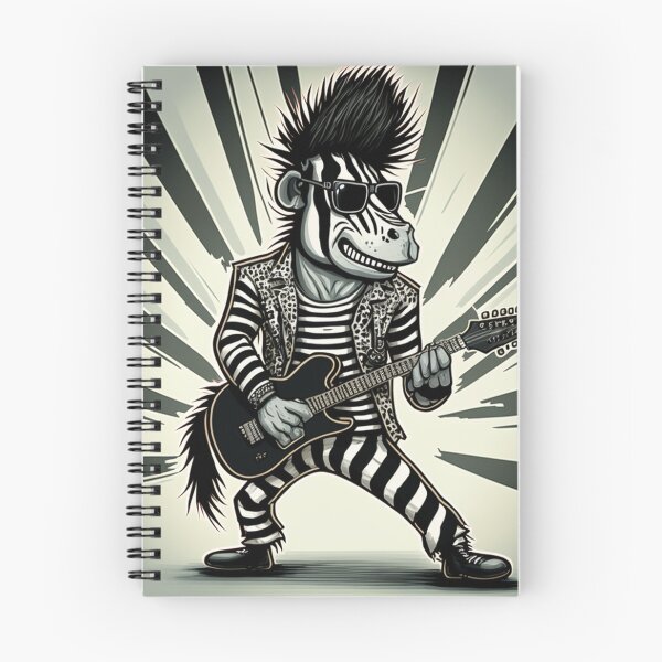 Item preview, Zebra Rockera: the must-have for all rock lovers designed and sold by BeerBot.