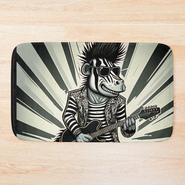 Item preview, Zebra Rockera: the must-have for all rock lovers designed and sold by BeerBot.