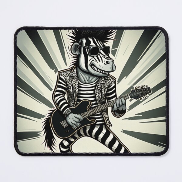 Item preview, Zebra Rockera: the must-have for all rock lovers designed and sold by BeerBot.