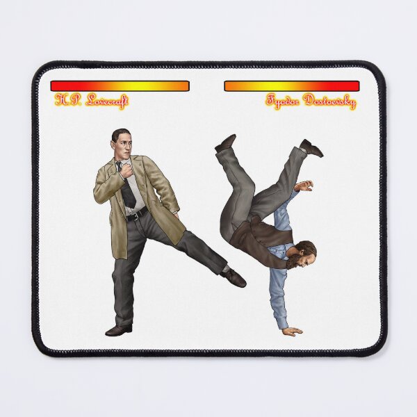 Item preview, H.P. Lovecraft vs Fyodor Dostoevsky designed and sold by Write-N-Fight.