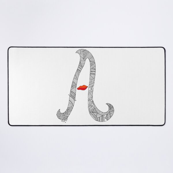 Item preview, Funny letter A - sensual femininity designed and sold by WRECZ.