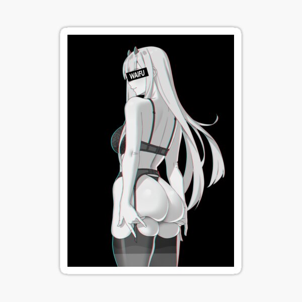 Vista previa del artículo con la obra «Material de Zero Two Waifu», diseñado y vendido por Your Waifu.
