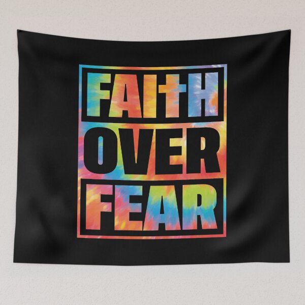 Item preview, Christian Quote Faith Over Fear Typography designed and sold by bolimj.