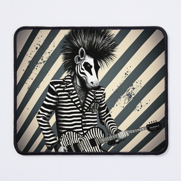 Item preview, Zebra Rockera: the must-have for all rock lovers designed and sold by BeerBot.