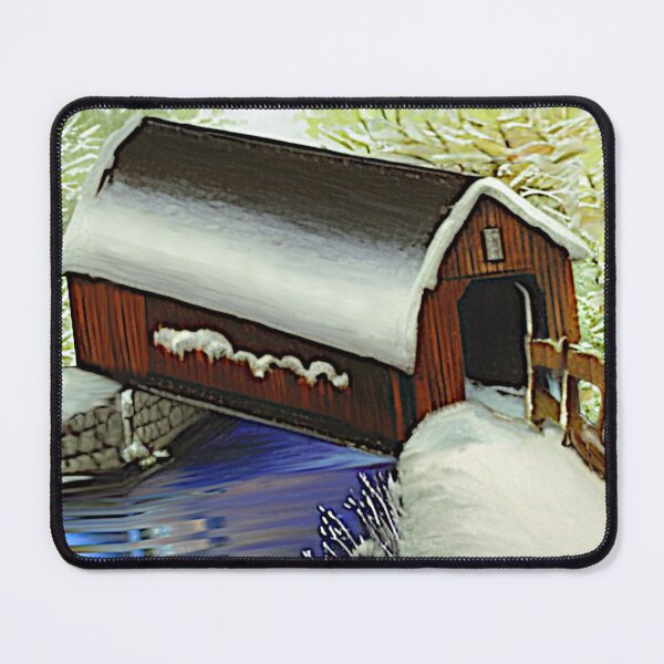 Item preview, Snow Covered Bridge ~ designed and sold by Jeanine King.