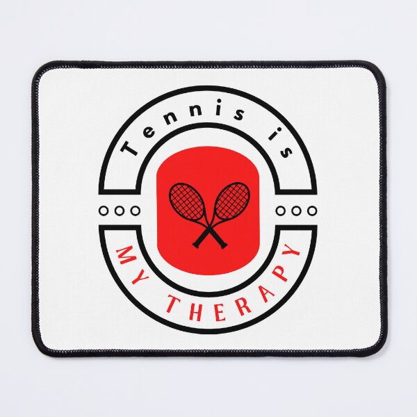 Item preview,  Tennis is my therapy motivational design designed and sold by DigitalMagShop.