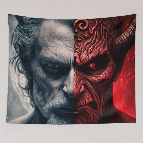 Item preview, God Vs Devil designed and sold by Dualism619.