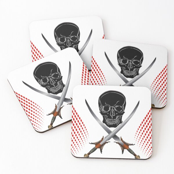 Item preview, A human skull between two swords designed and sold by Bigrow.