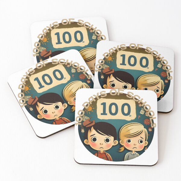 Item preview, 100 DAYS OF SCHOOL. Sticker Sticker designed and sold by joesefamhend.