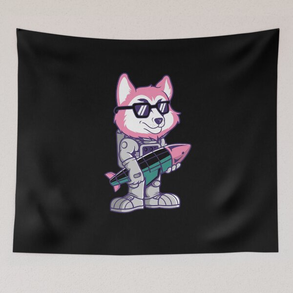 Item preview, Copy of Funny Fox Astronaut Cartoon Graphic Cool Design designed and sold by PECCATOR.