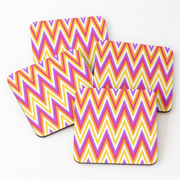 Item preview, Bright Fun Yellow Purple Red Chevron Trendy Modern Design  designed and sold by TLSDesigns.