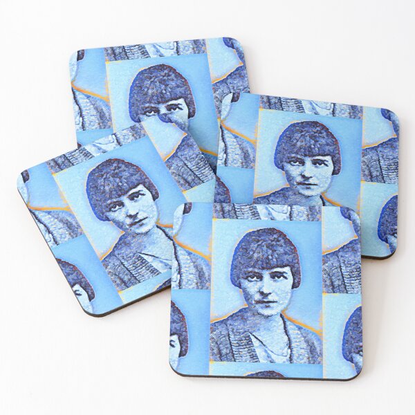 Item preview, Katherine Mansfield Artwork | Katherine Mansfield Portrait | Katherine Mansfield Wall Art  designed and sold by Suyogsonar25.