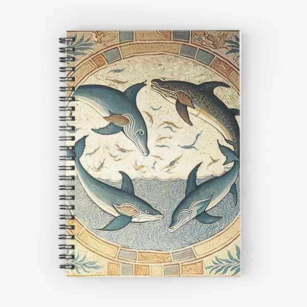 Item preview, Minoan Dplphin Mosaic Fresco - Crete - Ancient Cretan History - Minos designed and sold by Styrman.