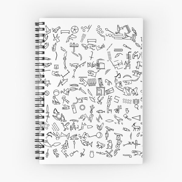Aperçu de l'œuvre Motif de hiéroglyphes égyptiens créée et vendue par Pixel4Art.