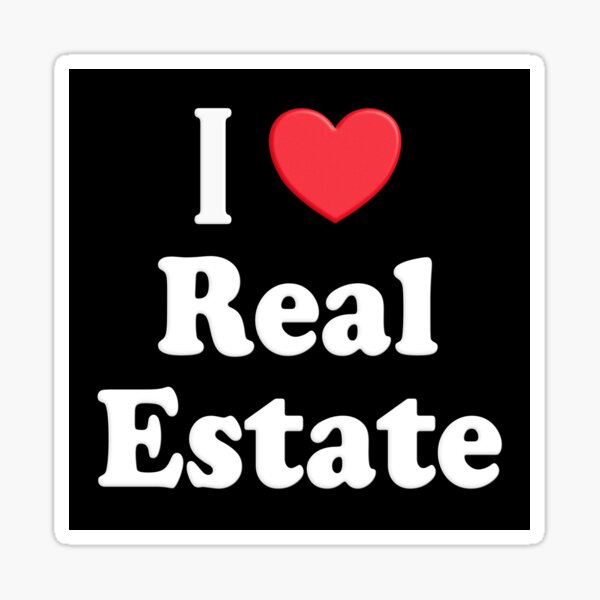 Item preview, I Love Real Estate - I Heart Real Estate designed and sold by molamode.