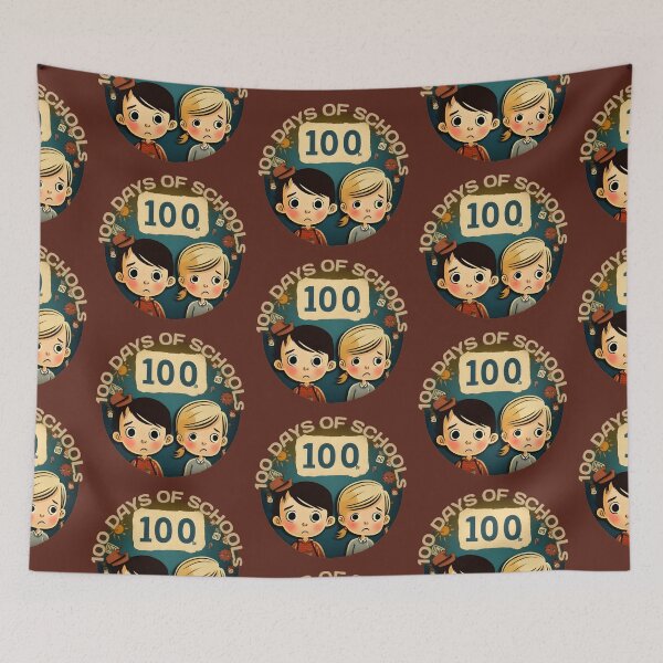 Item preview, 100 DAYS OF SCHOOL. Sticker Sticker designed and sold by joesefamhend.