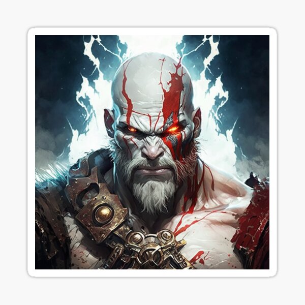 Vista previa del artículo con la obra «Kratos.», diseñado y vendido por Anthony0105.
