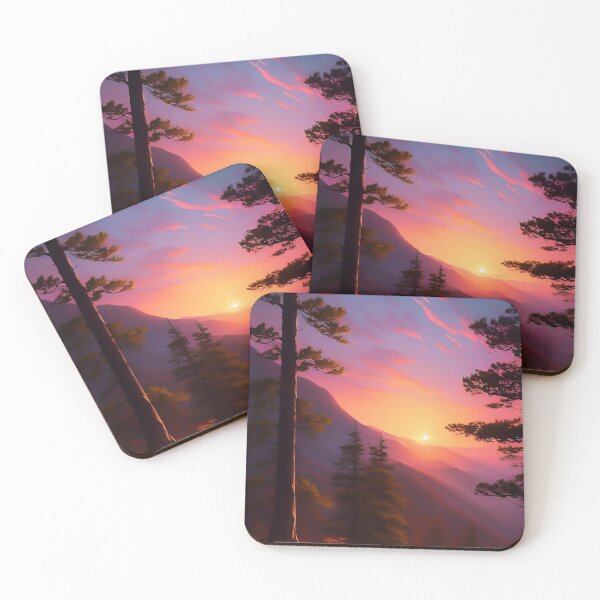 Item preview, Smokey Mountain National Park Nature Landscape Sunset designed and sold by CattlettArt.
