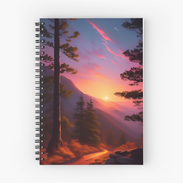 Item preview, Smokey Mountain National Park Nature Landscape Sunset designed and sold by CattlettArt.