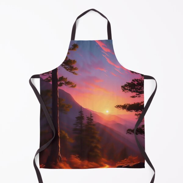 Item preview, Smokey Mountain National Park Nature Landscape Sunset designed and sold by CattlettArt.