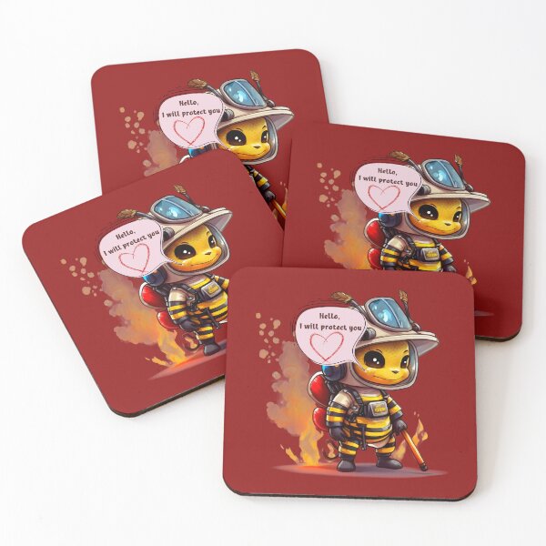 Item preview, Firefighter, i will protect you, bee designed and sold by HarriPaloma.