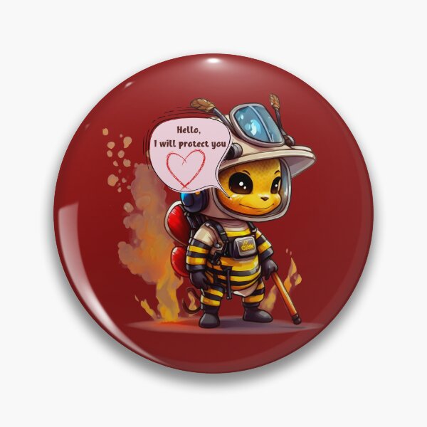Item preview, Firefighter, i will protect you, bee designed and sold by HarriPaloma.