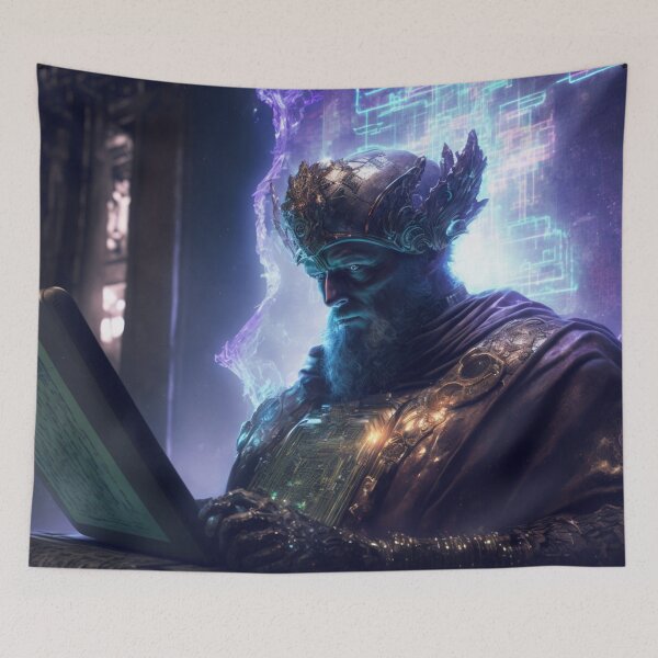 Item preview, God Mode - God On Pc Blue Neon colors - Trending designed and sold by Dualism619.