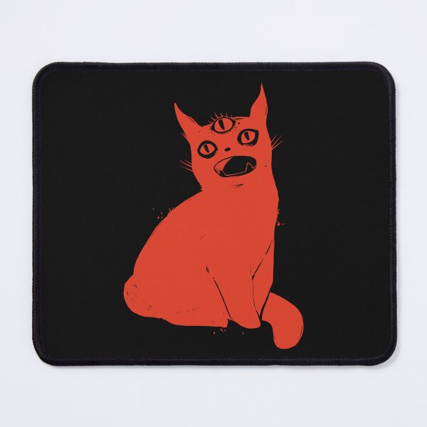 Item preview, Red Cat With Third Eye designed and sold by cellsdividing.