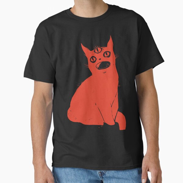 Item preview, Red Cat With Third Eye designed and sold by cellsdividing.