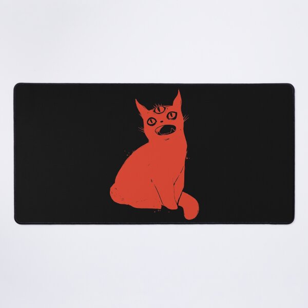 Item preview, Red Cat With Third Eye designed and sold by cellsdividing.