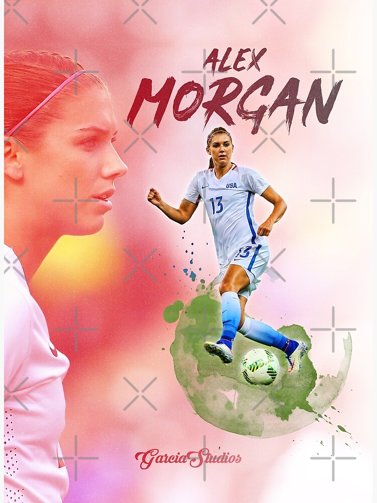 Alex Morgan Poster Canvas Print Framed Art Soccer Poster 