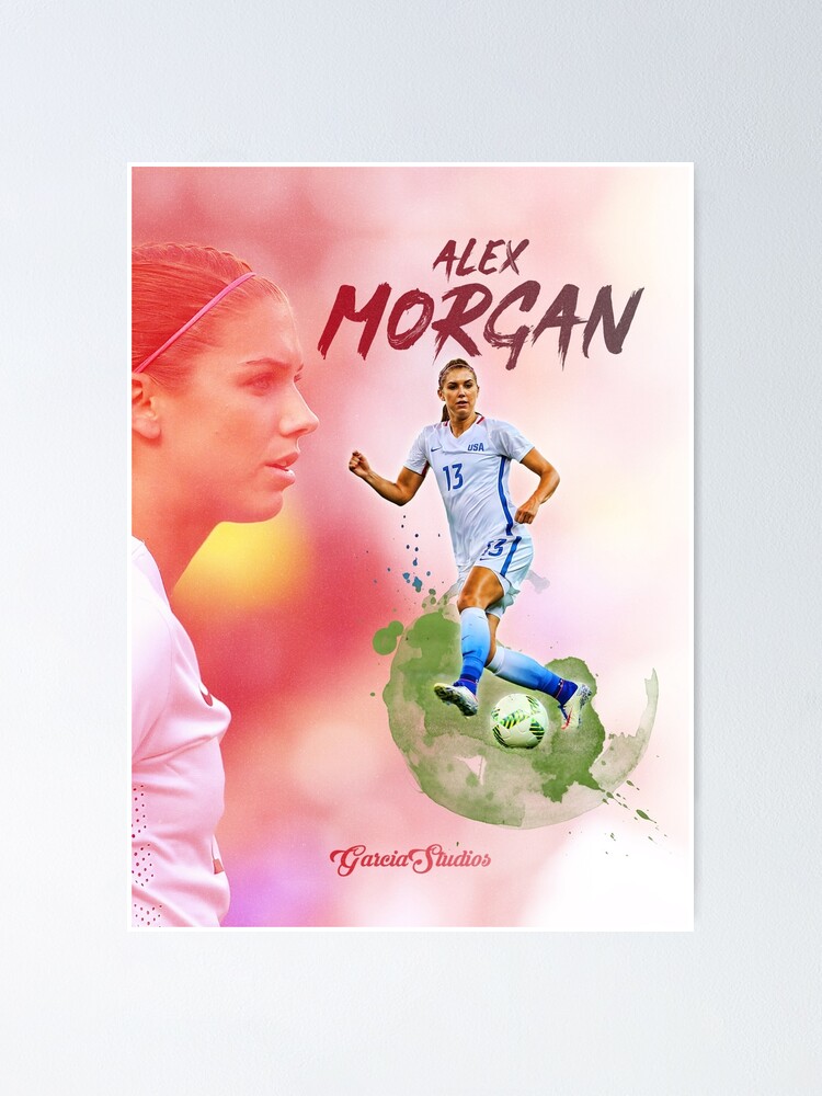 Alex Morgan Poster Canvas Print Framed Art Soccer Poster 