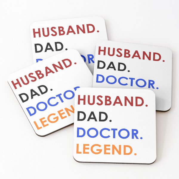Item preview, Husband dad Doctor legend designed and sold by Wolf-Bros.
