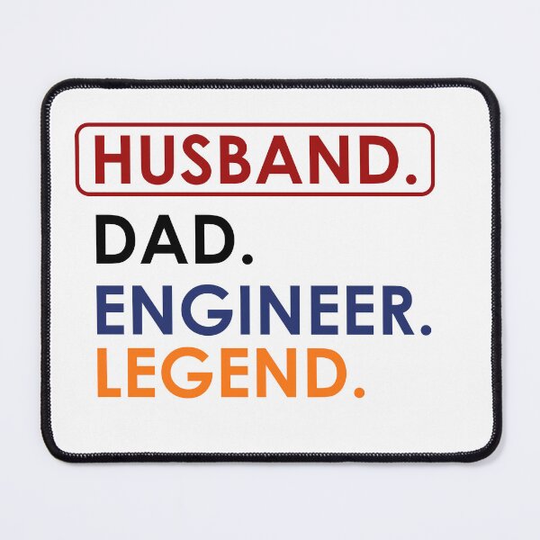 Item preview, Husband dad Engineer legend designed and sold by Wolf-Bros.