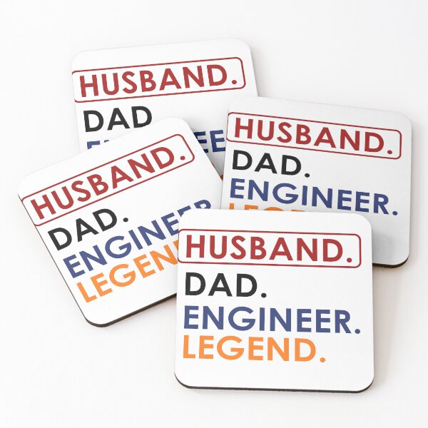 Item preview, Husband dad Engineer legend designed and sold by Wolf-Bros.