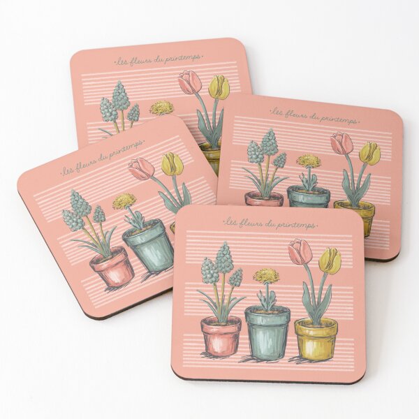 Aperçu de l'œuvre Fleurs de printemps en pots créée et vendue par ElephantShoe.