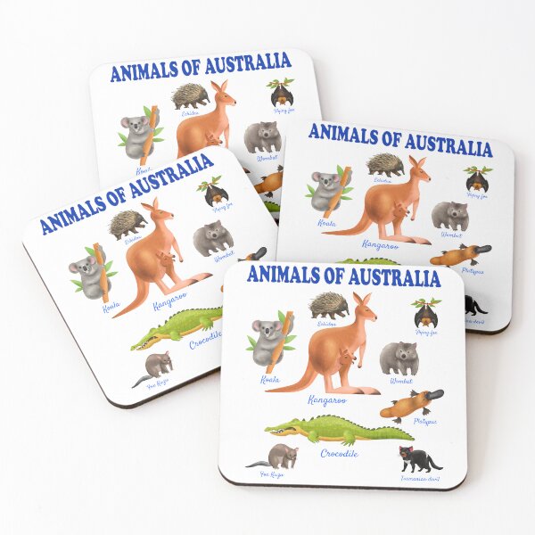 Item preview, Animals of australia | educational australian animals designed and sold by Deco-Design.