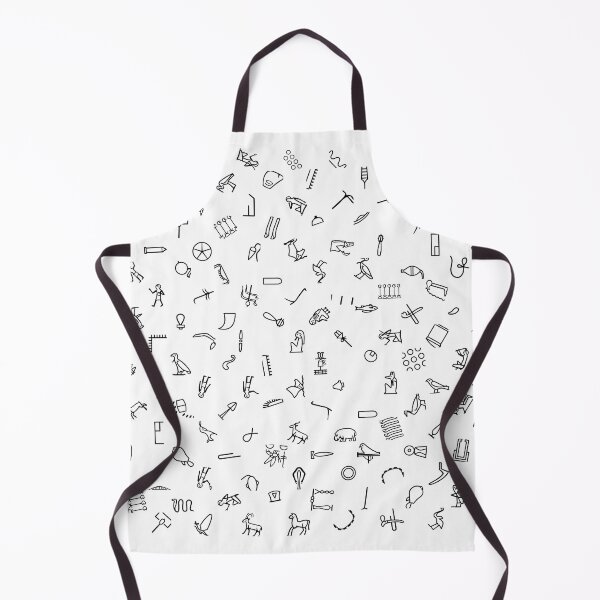 Item preview, Egyptian Hieroglyphs Pattern designed and sold by Pixel4Art.