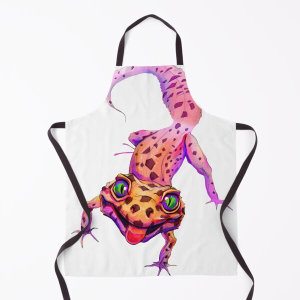 Item preview, Smiling Happy Leopard Gecko Lizard designed and sold by JessicaBessy.