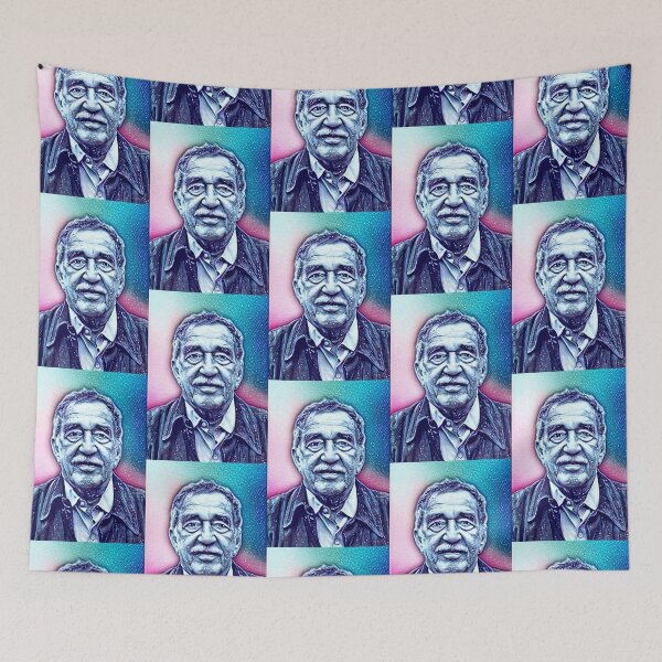 Item preview, Gabriel García Márquez Artwork | Gabriel García Márquez Portrait | Gabriel García Márquez Wall Art  designed and sold by Suyogsonar25.