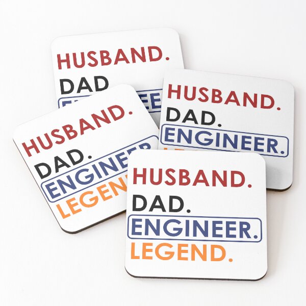 Item preview, Husband dad Engineer legend designed and sold by Wolf-Bros.