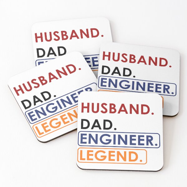 Item preview, Husband dad Engineer legend designed and sold by Wolf-Bros.