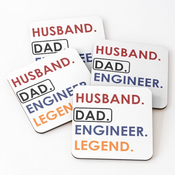Item preview, Husband dad Engineer legend designed and sold by Wolf-Bros.