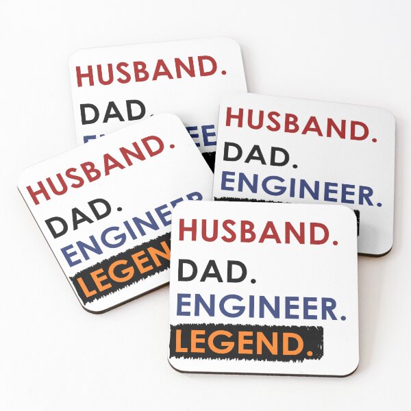 Item preview, Husband dad Engineer legend designed and sold by Wolf-Bros.
