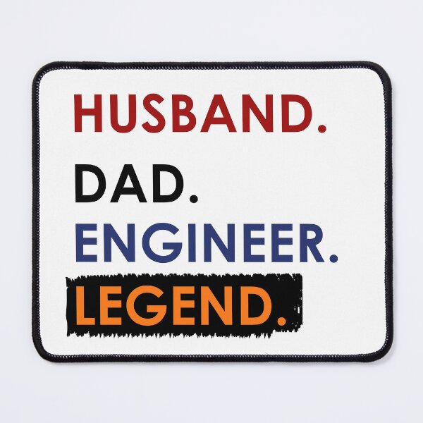 Item preview, Husband dad Engineer legend designed and sold by Wolf-Bros.