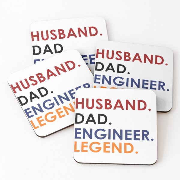 Item preview, Husband dad Engineer legend designed and sold by Wolf-Bros.