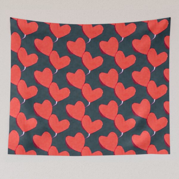 Item preview, Two Hearts Pattern - Astonished Cat Company - Great Valentine's Day Gift designed and sold by AstonishedCatCo.