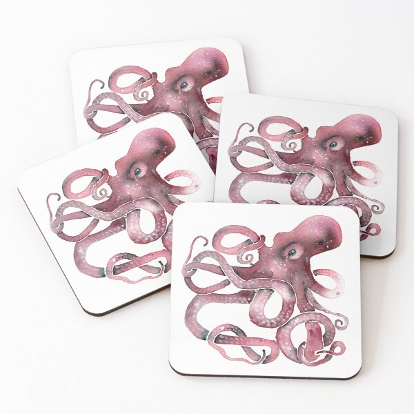 Item preview, Deep Sea Watercolor Octopus designed and sold by SelkieDesigns.
